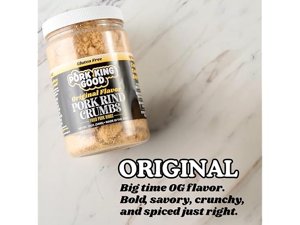 Pork King Good Low Carb Keto Diet Pork Rind Breadcrumbs!