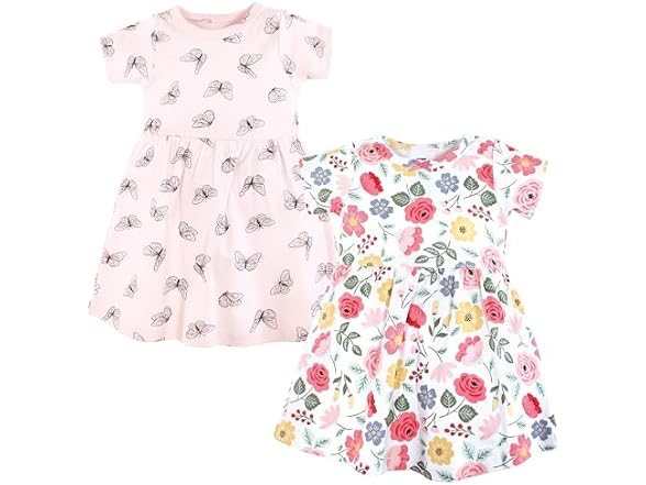 Hudson Baby Girls Baby Cotton Dresses