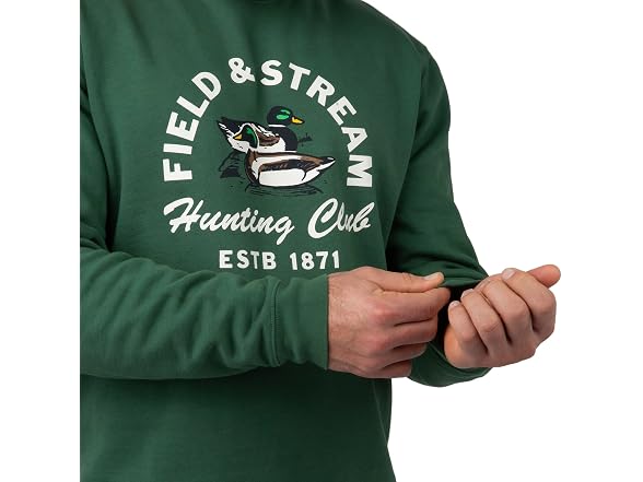 Field & Stream Men Backstrap Crew Sweatshirt