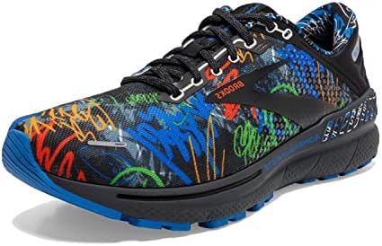 Brooks Adrenaline GTS 22 Men's Shoes Black/Blue/Cherry Tomato Size 7