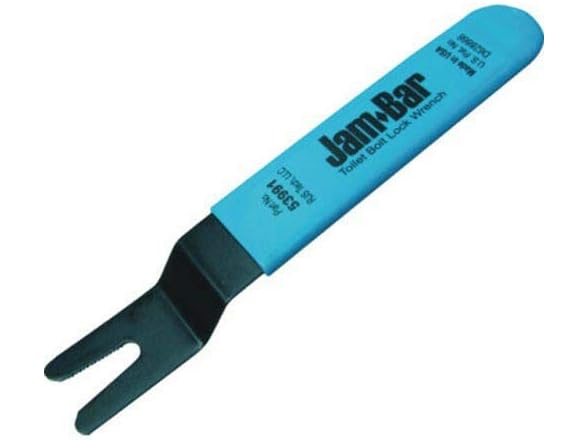 Jam-Bar Toilet Bolt Lock Wrench - Stops Toilet Bol