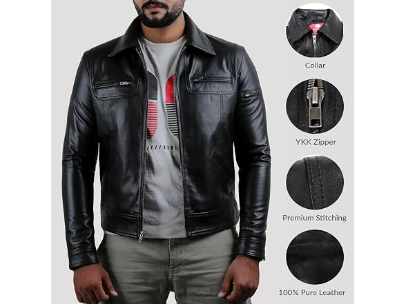 Laverapelle Men (XL) Aviator Jacket