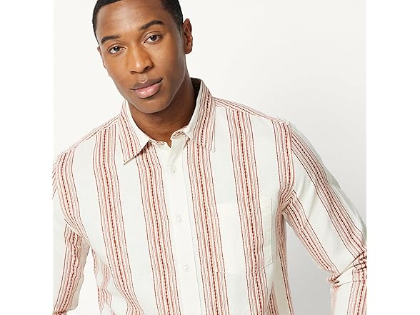 Amazon Essentials Men LS Linen Blend Shirt