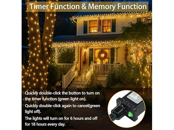 200 LED Connectable String Lights