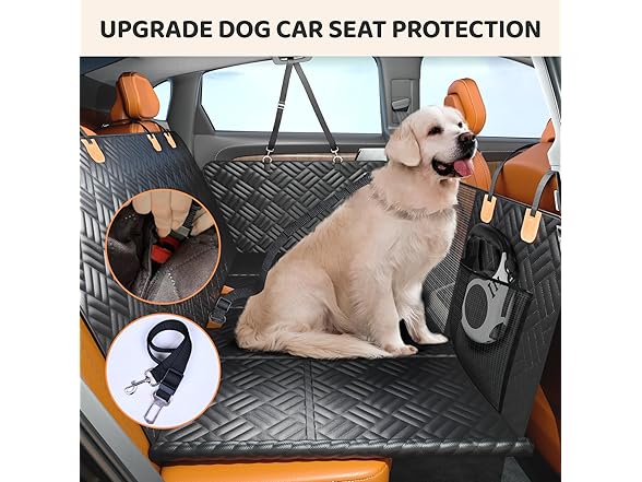 PROZAR Dog Car Seat Cover for Back Seat