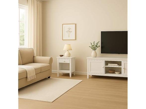 Jela Easy Pieces Soild Wood One Drawer Nightstand