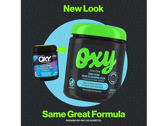 Oxy Daily Defense Cleansing Pads, 90 Count
