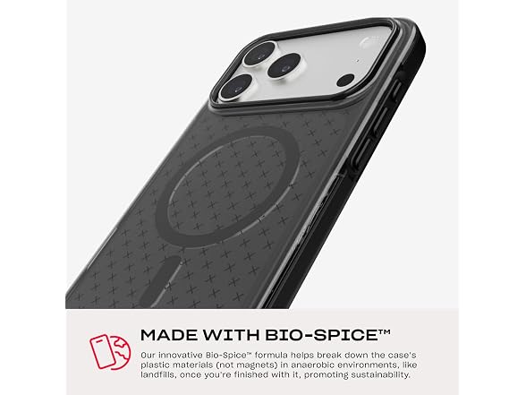 Tech21 EvoCheck iPhone 17 Pro Max Smokey Black