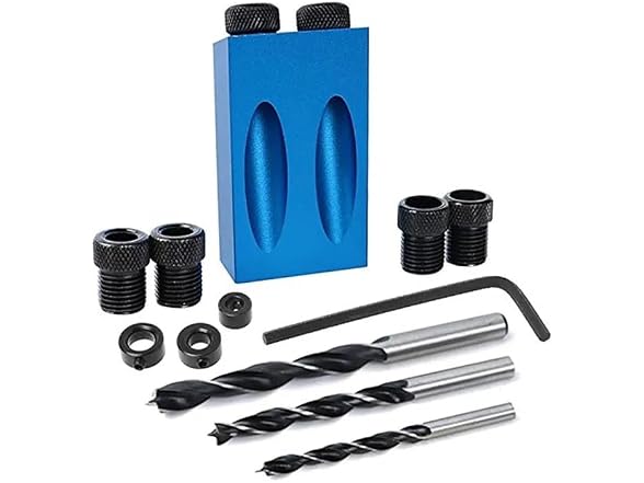 Quintathletic AAP-Tool-379 14pc Woodworking Pocket Hole Jig