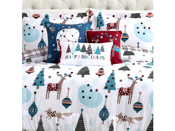 Southshore 6pc Christmas Comforter Set