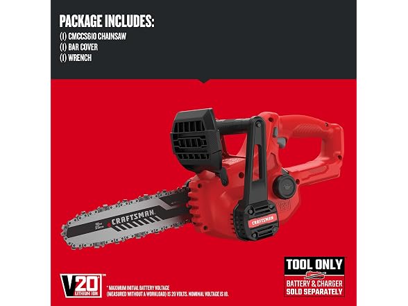 CRAFTSMAN CMCCS610B V20* Cordless 10 in. Chainsaw