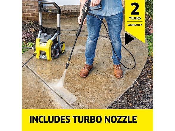 Karcher Pressure Washer K1700, CETA Certified, 3 Spray Nozzl (Open Box)