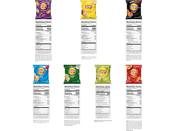 Lay's Potato Chips Variety, 1 oz Bags, (21 Pk)