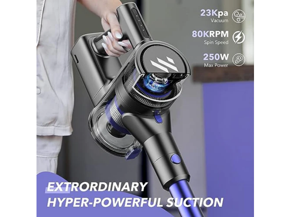 Tvwio Cordless Vacuum Cleaner - Purple