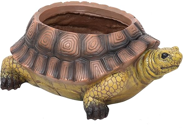 Sunnydaze Decor FC-747 Teddy the The Turtle 11" Planter