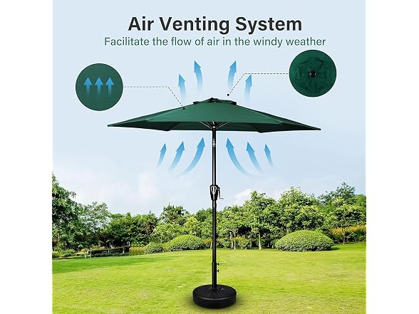Simple Deluxe 9' Patio Umbrella Outdoor 2PK