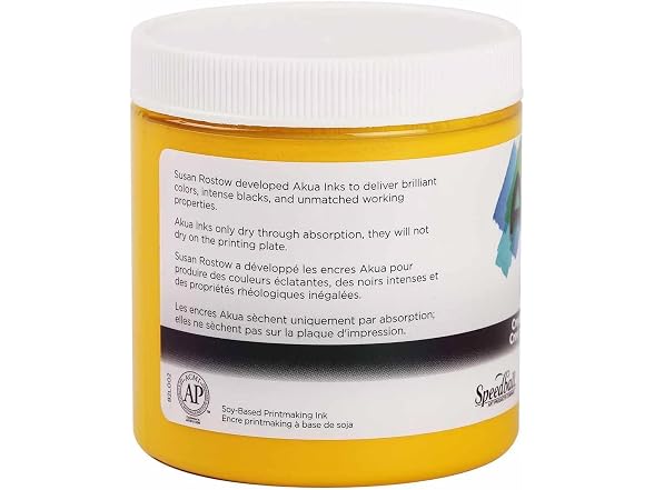 Akua Intaglio Ink 8oz Hansa Yellow