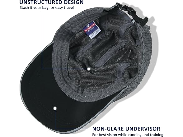 GADIEMKENSD Mesh Women's Running Cap