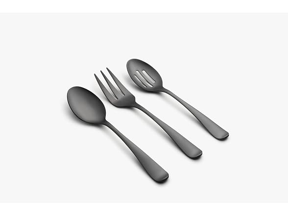 CAMBRIDGE Rhiannon Black Satin 45-Piece