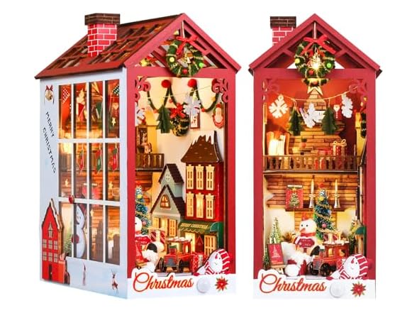 Lycidae book nook Bn-christmas