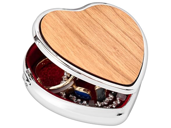 LIKSANGMETALS Heart Jewelry Box