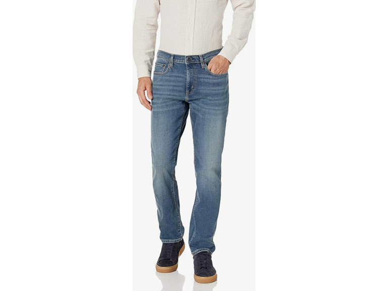 Amazon Essentials Men's Athletic-Fit Stretch Jeans - Medium Blue Vintage, 29W x 28L