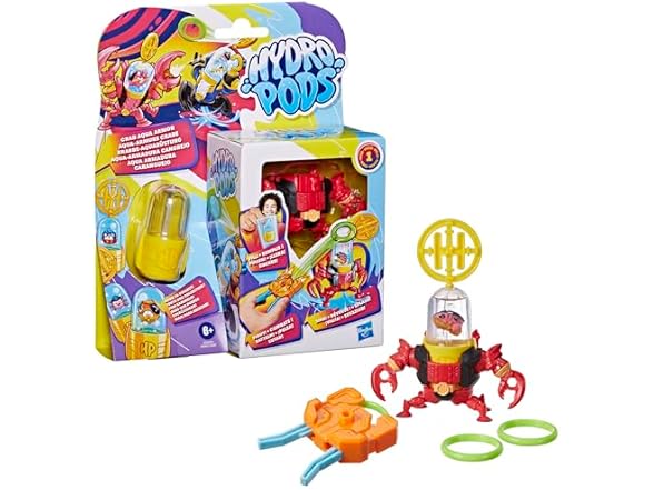Hasbro Hydro Pods Crab Aqua Armor Toys