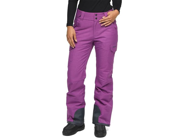 Arctix Women's Snow Sports Insulated Cargo Pants, Amethyst Melange, Medium