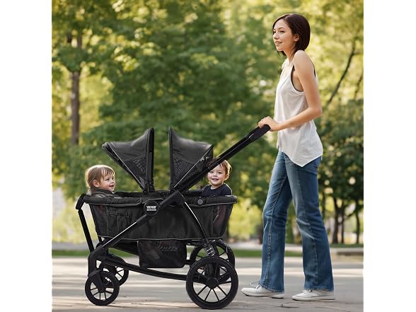 VEVOR Double Stroller, 2 Seats All-Terrain Wagon