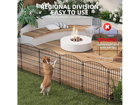 LUCKPRO Garden Fence Panels