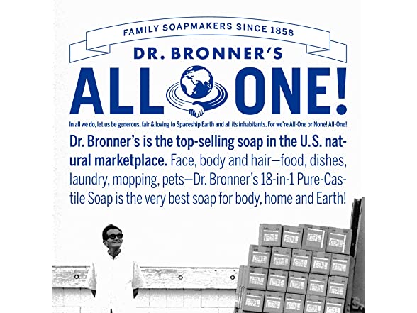 Dr. Bronner’s Pure-Castile Bar Soap