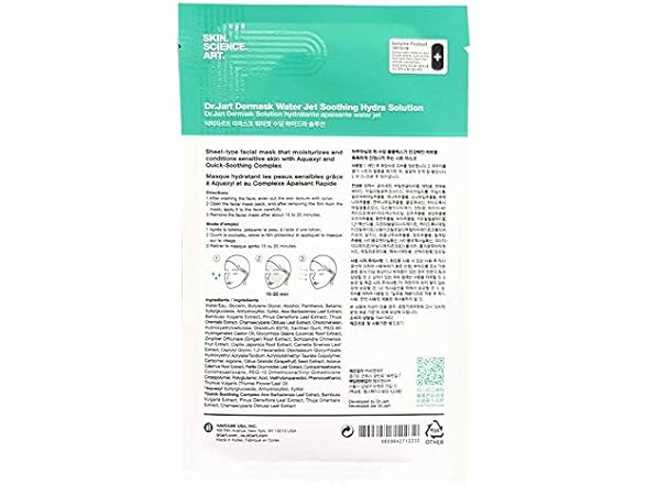 Dr. Jart+ Soothing Hydra Solution Sheet-type Facial Mask