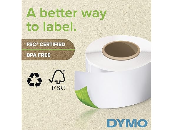 DYMO Authentic LW White Mailing Address Labels, For La