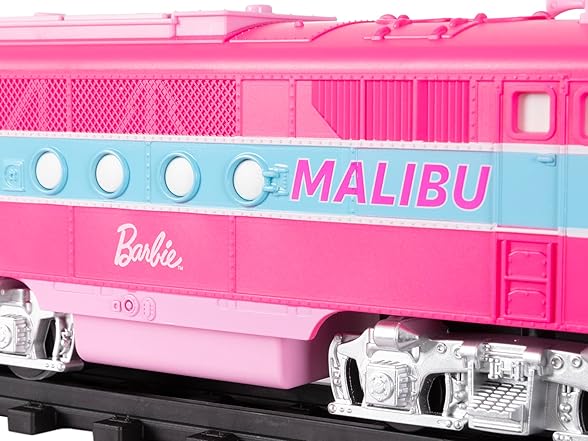 Mattel Barbie Battery Gauge Toy Train Set with Remote