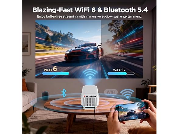 Kvoruaeliax Mini Portable Projector | 1080P