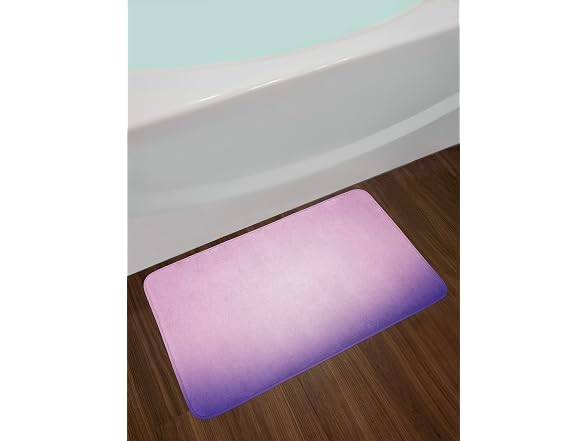 Ambesonne Lavender Bath Mat, Pink and Purple 