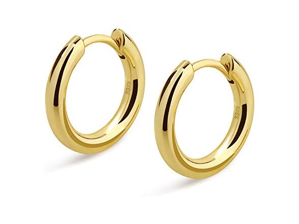 KRKC&CO NS610129 Hoop earrings men