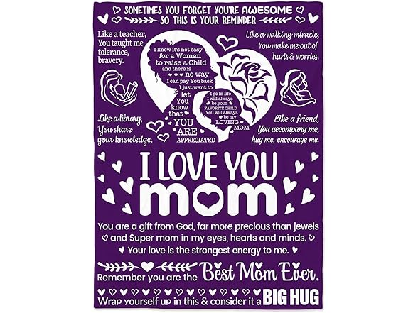 YUzzles Mothers Day Blanket Gifts