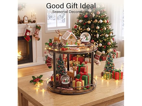 Pantasia 2-Tier Lazy Susan Spice Rack