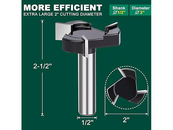 CNC Spoilboard Surfacing Router Bit
