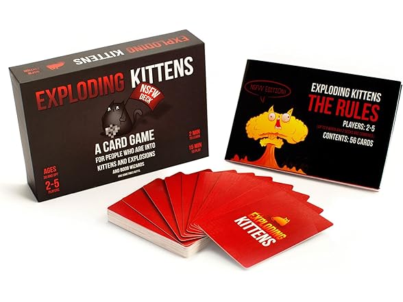 Exploding Kittens NSFW Edition 2-5 Players