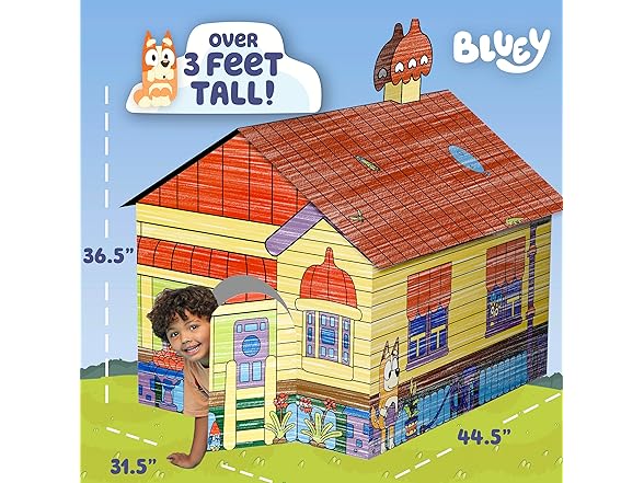 Bluey Create & Color Bluey’s House