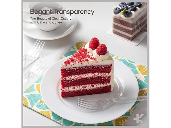 Bakken Disposable Cutlery Set 1000 Pieces Forks