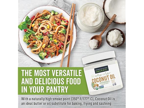 Viva Naturals Organic Coconut Oil, 16 fl oz