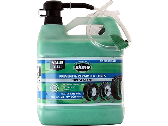 Slime 10163 Flat Tire Puncture Repair Sealant