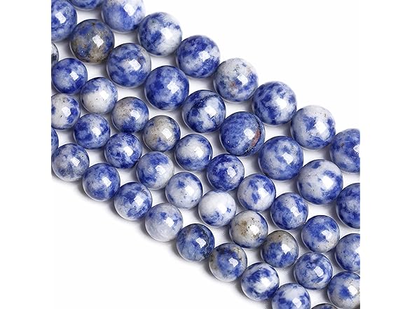 jiejinyu 8MM 45PCS Sodalite Natural Stone Spacer