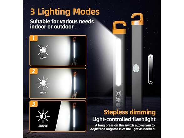 ROYTOA ROYTOA Rechargeable LED Flashlights Hig