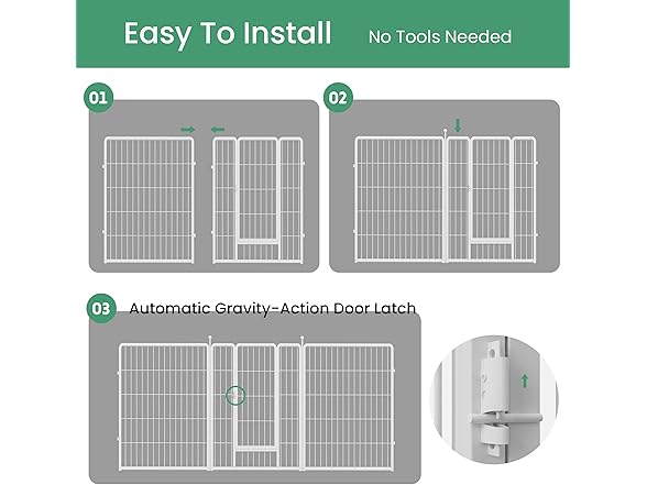 HealSmart Dog Playpen Indoor, Puppy Play