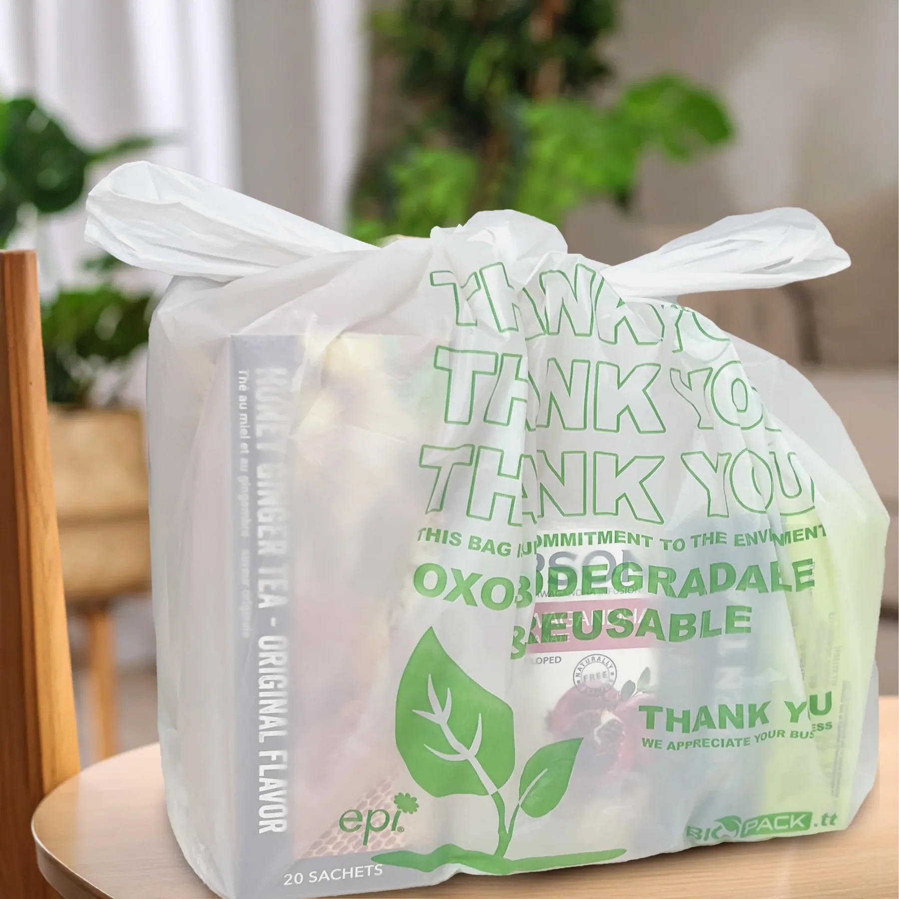 Eco-Friendly Oxo-Biodegradable Carry Bag - Gallery 8