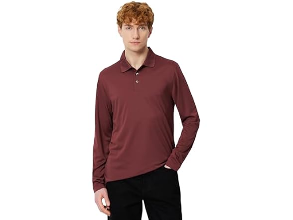 Amazon Essentials Men Slim Long Sleeve Quick Shirt